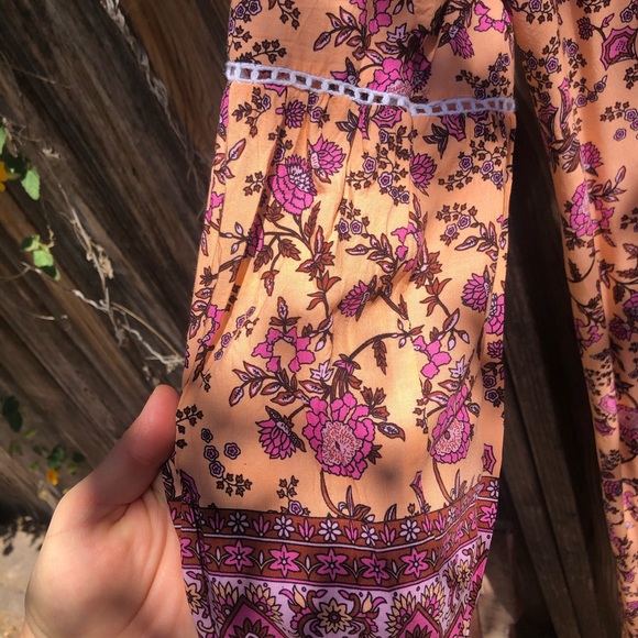 Tanah Folk Lillian Dress in Persia M/L - Picture 5 of 11